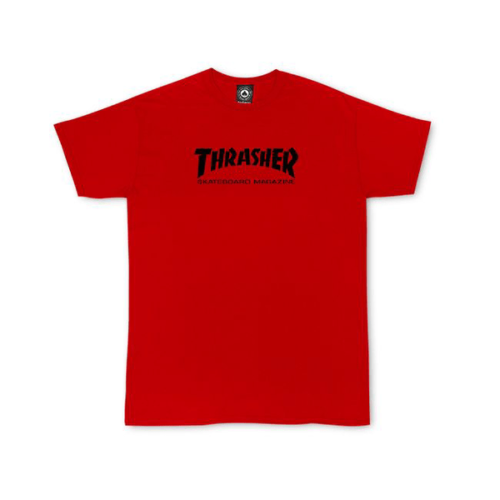 THRASHER T-SHIRT YOUTH SKATE MAG RED