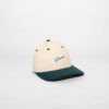 EMENTA SB - COCKTAIL BASEBALL CORD CAP - OFF WHITE / GREEN – Image 2