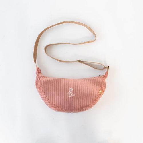 EMENTA SB - FIUZA IKON CORDUROY SHOULDER BAG - SALMON