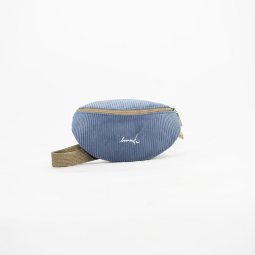 EMENTA SB - FREI SIGNATURE CORDUROY WAIST BAG - NAVY