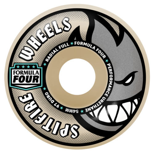 SPITFIRE WHEELS (JEU DE 4) - 54MM F4 97D - RADIAL FULL