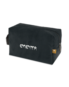 BIG NECESSAIRE – EMENTA SB – DOTS CORDUROY – BLACK