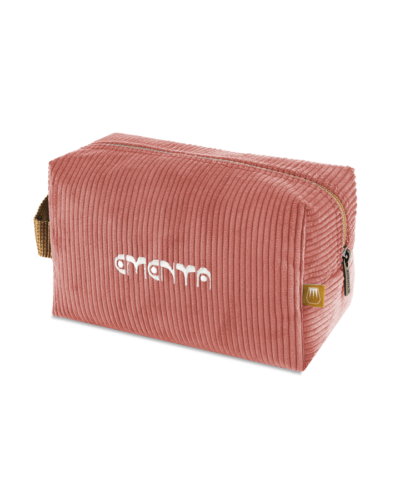 EMENTA SB - DOTS CORD BIG NECESSAIRE - SALMON