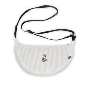 SHOULDER BAG – EMENTA SB – FIUZA IKON CORDUROY – WHITE