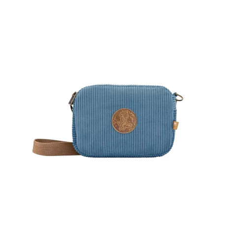 SHOULDER BAG - EMENTA SB - FLUFFY PATCH CORDUROY - NAVY