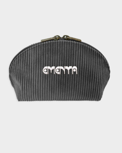 EMENTA SB - DOTS CORDUROY NECESSAIRE - BLACK