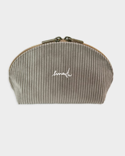 EMENTA SB - SIGNATURE CORDUROY NECESSAIRE - COFFEE