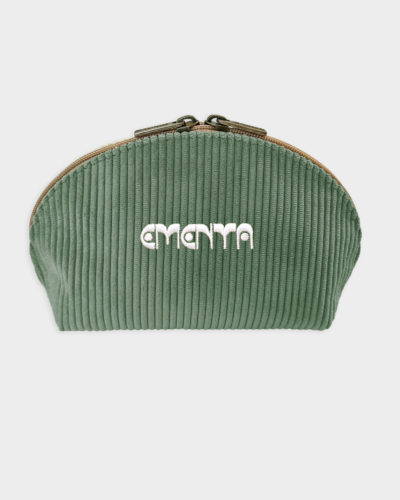 EMENTA SB - DOTS CORDUROY NECESSAIRE - GREEN