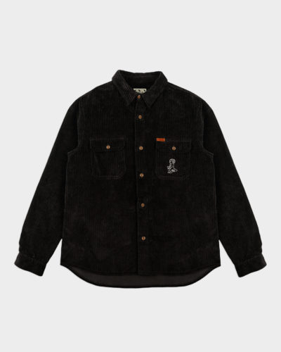 EMENTA SB - IKON CORDUROY SHIRT - BLACK