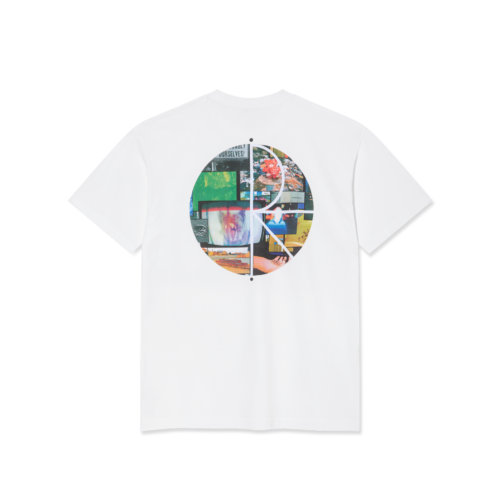 POLAR - FILL LOGO OURSELVES COLLAGE TEE - WHITE