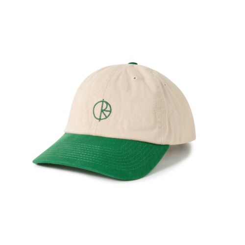 POLAR - SAI CAP STROKE LOGO - ECRU / GREEN