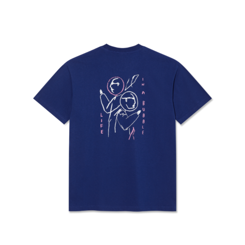 POLAR - LIFE IN A BUBBLE TEE - DEEP ROYAL BLUE