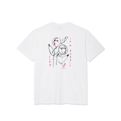 POLAR - LIFE IN A BUBBLE TEE - WHITE