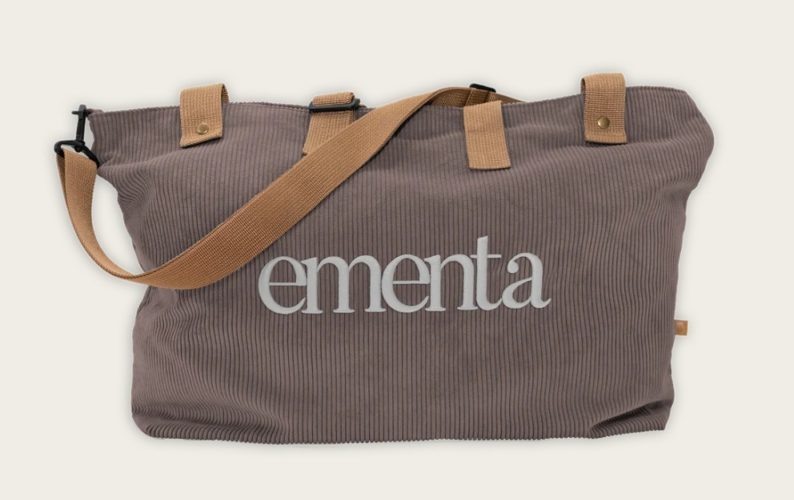 EMENTA SB - NAVEGANTE BAG BREAKFAST COLORS CORD - COFFEE
