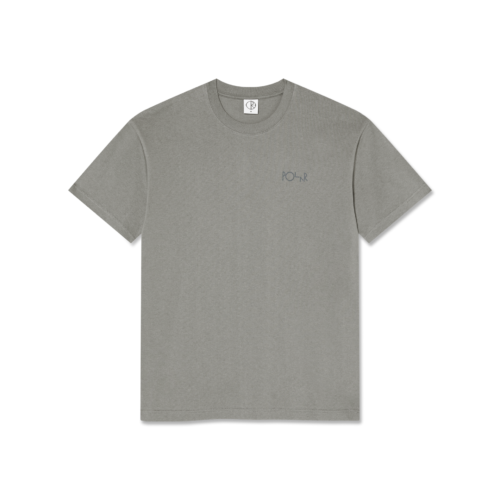 POLAR - CONTRAST TEE STOKE LOGO - GREY