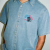 Hélas - BAD WASHED DENIM SHIRT - LIGHT BLUE – Image 3