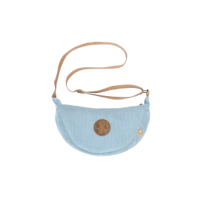 SHOULDER BAG - EMENTA SB - FIUZA PATCH CORDUROY - SKY BLUE