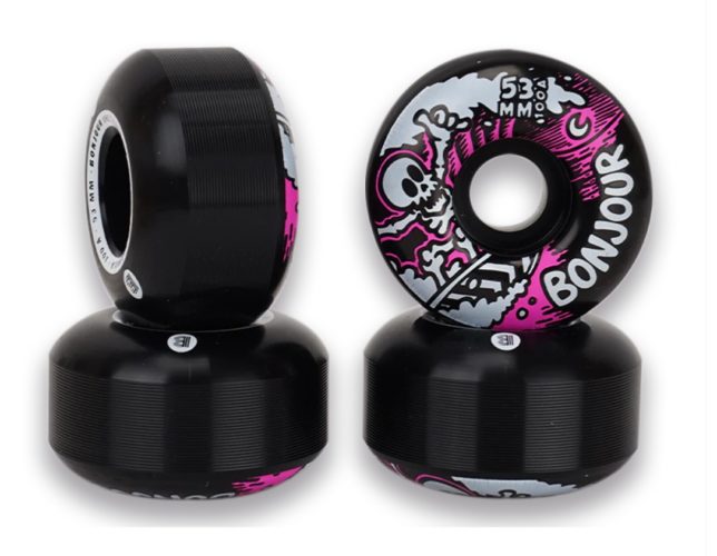 ROUES - BONJOUR URETHANE - SURFING SKELETON - 53MM / 100A
