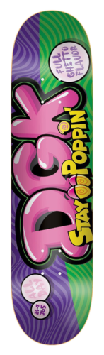 DGK DECK - STAY POPPIN BLACK - 8.06