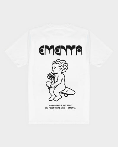 T-SHIRT - EMENTA SB - FIRST WORD - WHITE