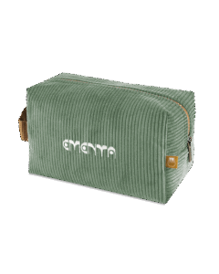 BIG NECESSAIRE - EMENTA SB - DOTS CORDUROY - GREEN