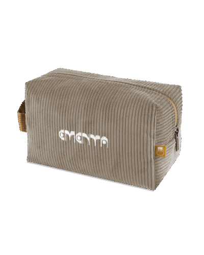BIG NECESSAIRE - EMENTA SB - DOTS CORDUROY - COFFEE