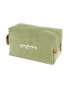 BIG NECESSAIRE - EMENTA SB - DOTS CORDUROY - LIME
