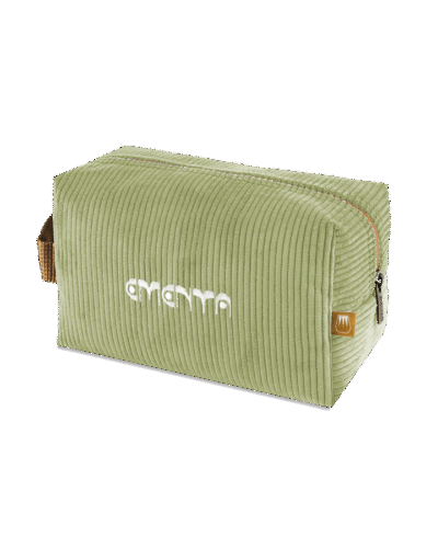 BIG NECESSAIRE - EMENTA SB - DOTS CORDUROY - LIME