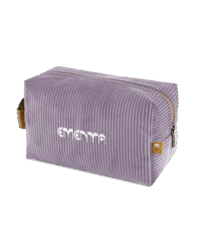 BIG NECESSAIRE - EMENTA SB - DOTS CORDUROY - PURPLE