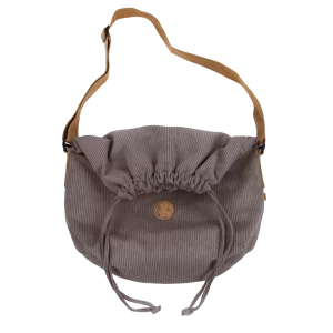 CROSSBODY BAG - EMENTA SB - BUCHA PATCH CORDUROY - COFFEE