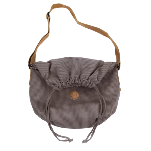 CROSSBODY BAG - EMENTA SB - BUCHA PATCH CORDUROY - COFFEE