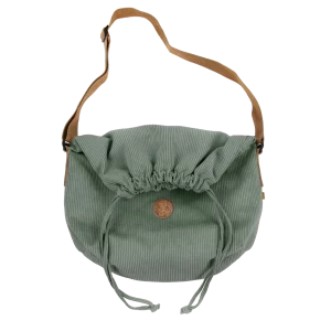 CROSSBODY BAG - EMENTA SB - BUCHA PATCH CORDUROY - GREEN