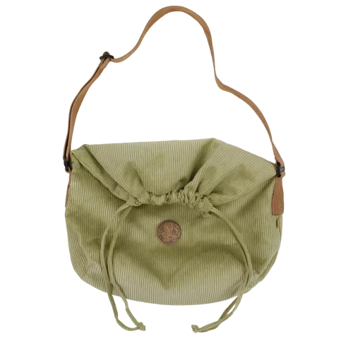CROSSBODY BAG - EMENTA SB - BUCHA PATCH CORDUROY - LIME