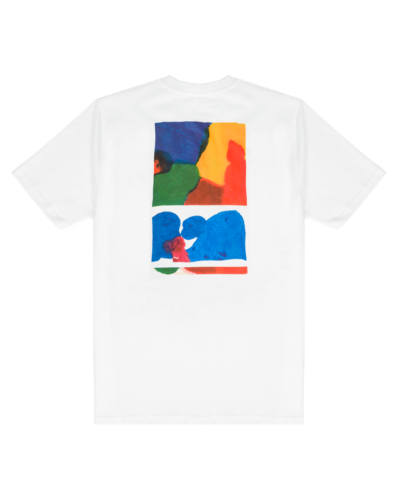 T-SHIRT - EMENTA SB - PAINTING - WHITE