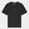 T-SHIRT – EMENTA SB – IKON FLOWER – BLACK / BLUE – Image 2