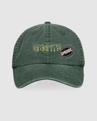 CASQUETTE - EMENTA SB -  DOTS PATCH CAP - GREEN WASHED