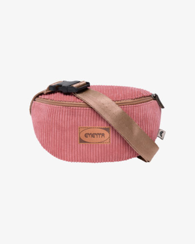 WAIST BAG - EMENTA SB - FREI PATCH CORDUROY - SALMON