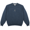 CREWNECK - EMENTA SB - IKON FLOWER - BLUE WASHED – Image 2