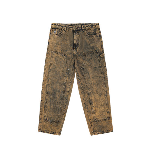 BAGGY PANTS - Hélas - CARPENTER JEANS PANTS - WASHED BROWN
