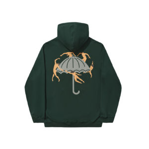 HOODIE - Hélas - DANCING - FOREST GREEN