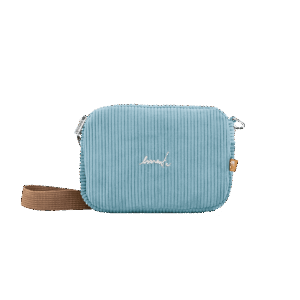 SHOULDER BAG - EMENTA SB - FLUFFY SIGNATURE CORD - SKY BLUE
