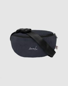 WAIST BAG - EMENTA SB - FREI SIGNATURE CORDUROY - BLACK