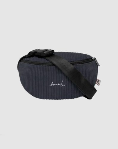 WAIST BAG - EMENTA SB - FREI SIGNATURE CORDUROY - BLACK