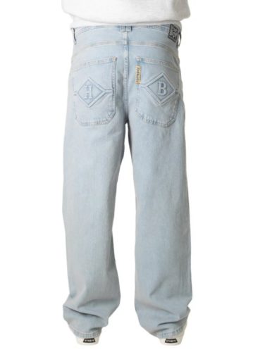 SEMI-BAGGY PANTS - HOMEBOY - X-TRA BAGGY DIAMOND DENIM - MOON