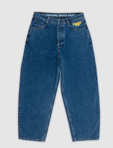 BAGGY PANTS - HOMEBOY - X-TRA MONSTER DENIM - WASHED BLUE