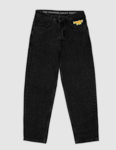 SEMI-BAGGY PANTS - HOMEBOY - X-TRA BAGGY DENIM - WASHED BLACK