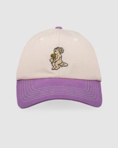 CASQUETTE - EMENTA SB - IKON FLOWER - OFF WHITE / LILA