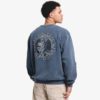 CREWNECK - EMENTA SB - IKON FLOWER - BLUE WASHED – Image 5