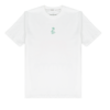 T-SHIRT - EMENTA SB - IKON STAMP - WHITE / GREEN – Image 2
