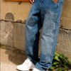 SEMI-BAGGY PANTS - KEEP IT CLEAN - CARPENTER BLUE VINTAGE – Image 4